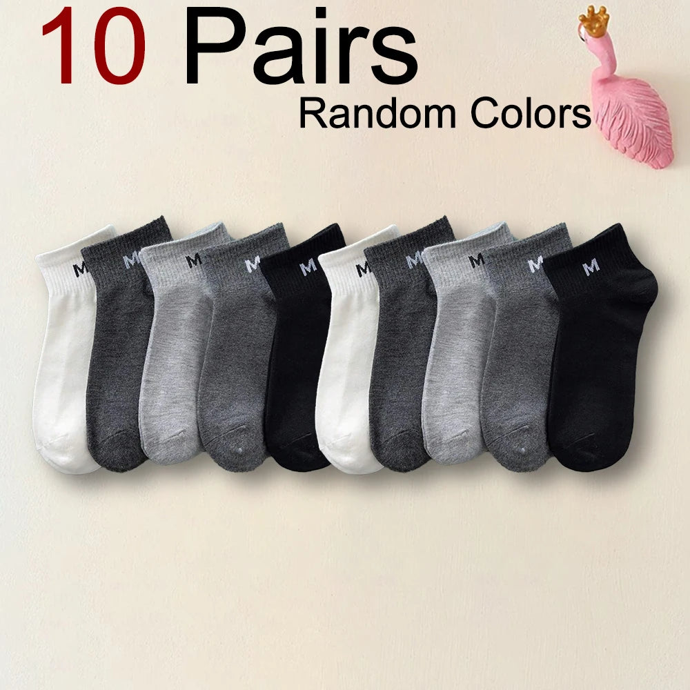 Polyester Spandex Ankle Socks Breathable Sports Casual Footwear