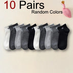 Polyester Spandex Ankle Socks Breathable Sports Casual Footwear
