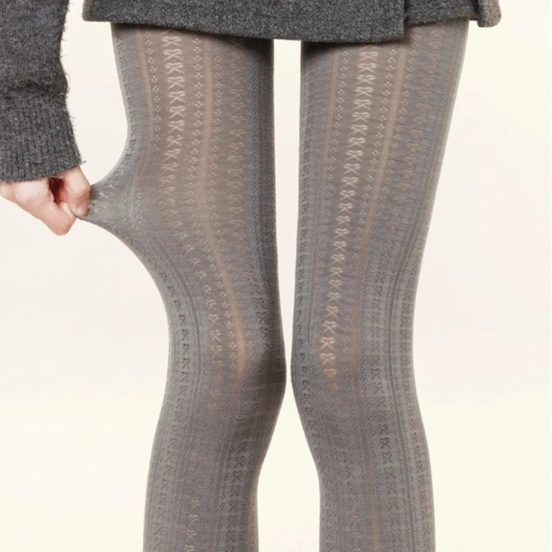 Nylon Lolita Jacquard Patterned Tights
