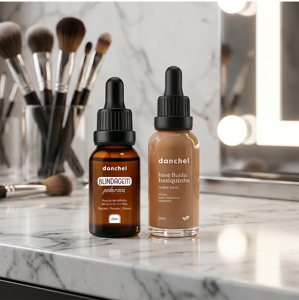 Liquid Foundation and Primer Makeup Set - 17
