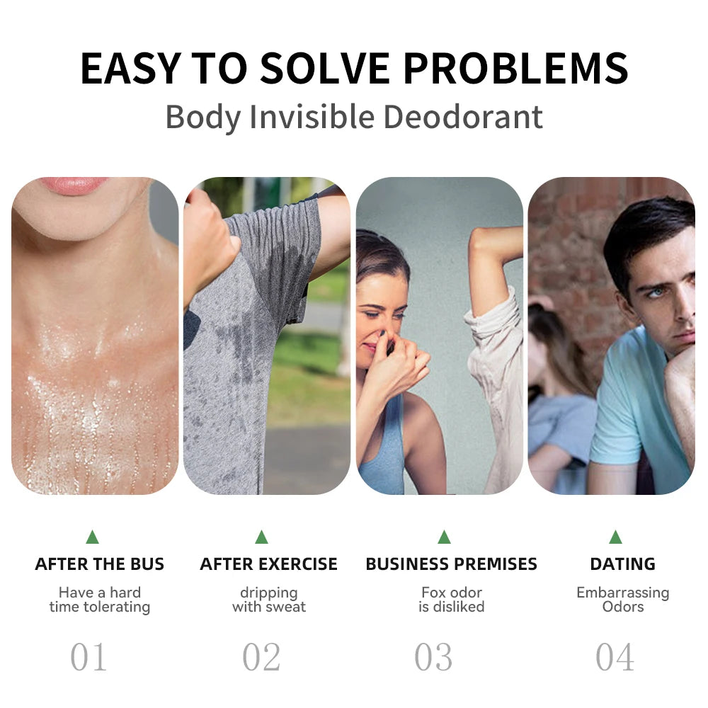 Full Body Deodorant Invisible Cream
