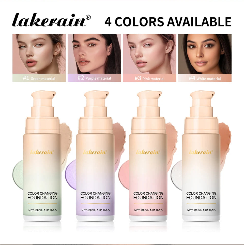 Color Changing Liquid Foundation Moisturizing Base Makeup - 8