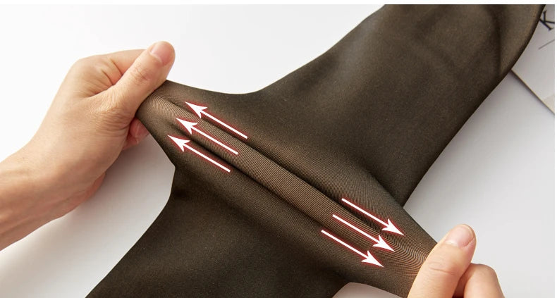 Polyester Elastane Fleece Lined Thermal Tights