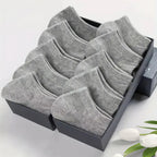 Polyester Elastane Mens No Show Low Cut Casual Socks