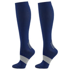 Nylon Elastane Compression Socks for Sports and Travel