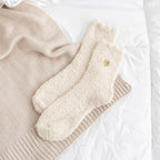 Thick Plush Coral Velvet Mid Tube Socks for Women