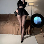 Geometric Mesh Pattern Nylon Pantyhose