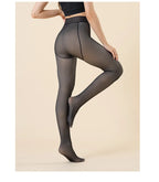 Fleece Lined Elastic Thermal Pantyhose Tights