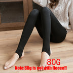 Fleece Lined Nylon Elastane Winter Tights