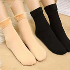 Thick Velvet Fleece Lined Winter Socks