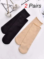 Thick Lined Polyester Elastane Thermal Socks