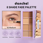 8 Shade Cream Concealer Palette and Contour Kit