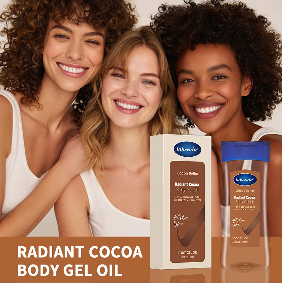 Cocoa Butter Body Gel Oil Moisturizing Skincare Treatment 200ml