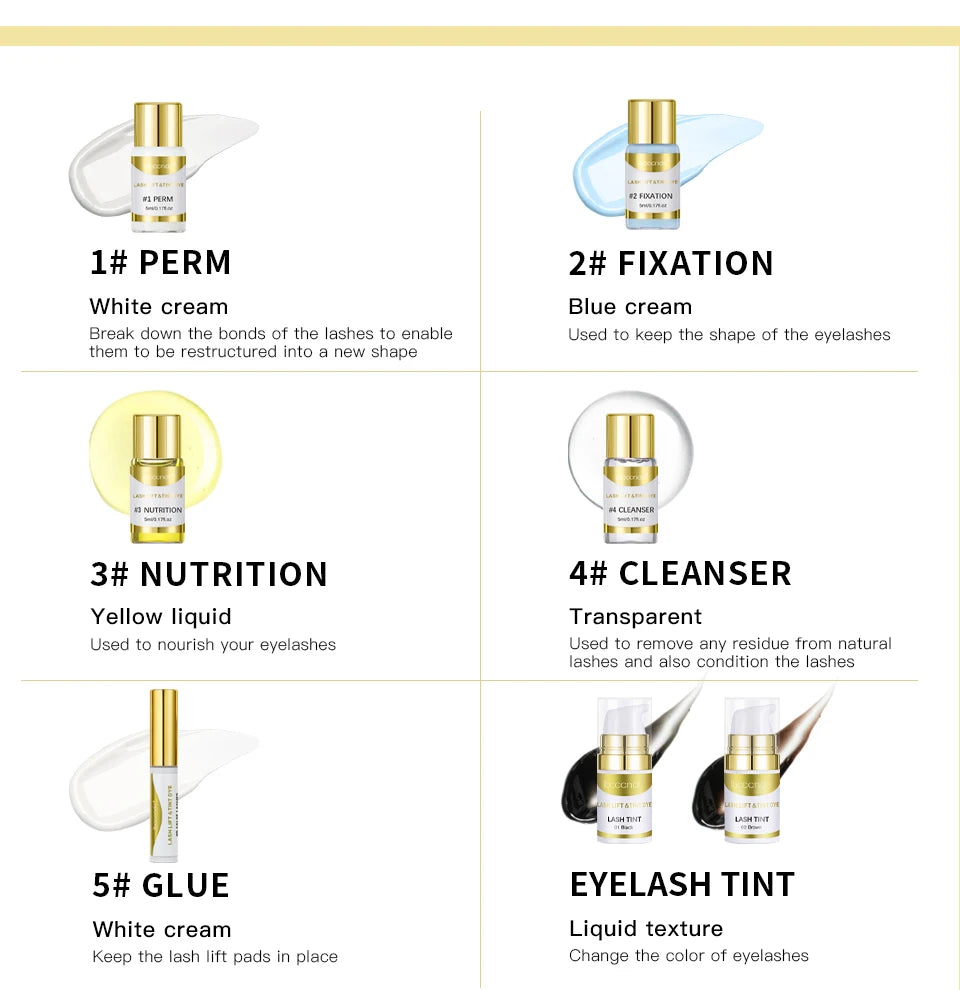 Professional Eyebrow Lamination and Tinting Kit - 21