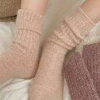 Polyester Elastane Warm Winter Mid Tube Socks