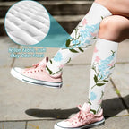 Nylon Polyester Elastane Knee High Compression Socks