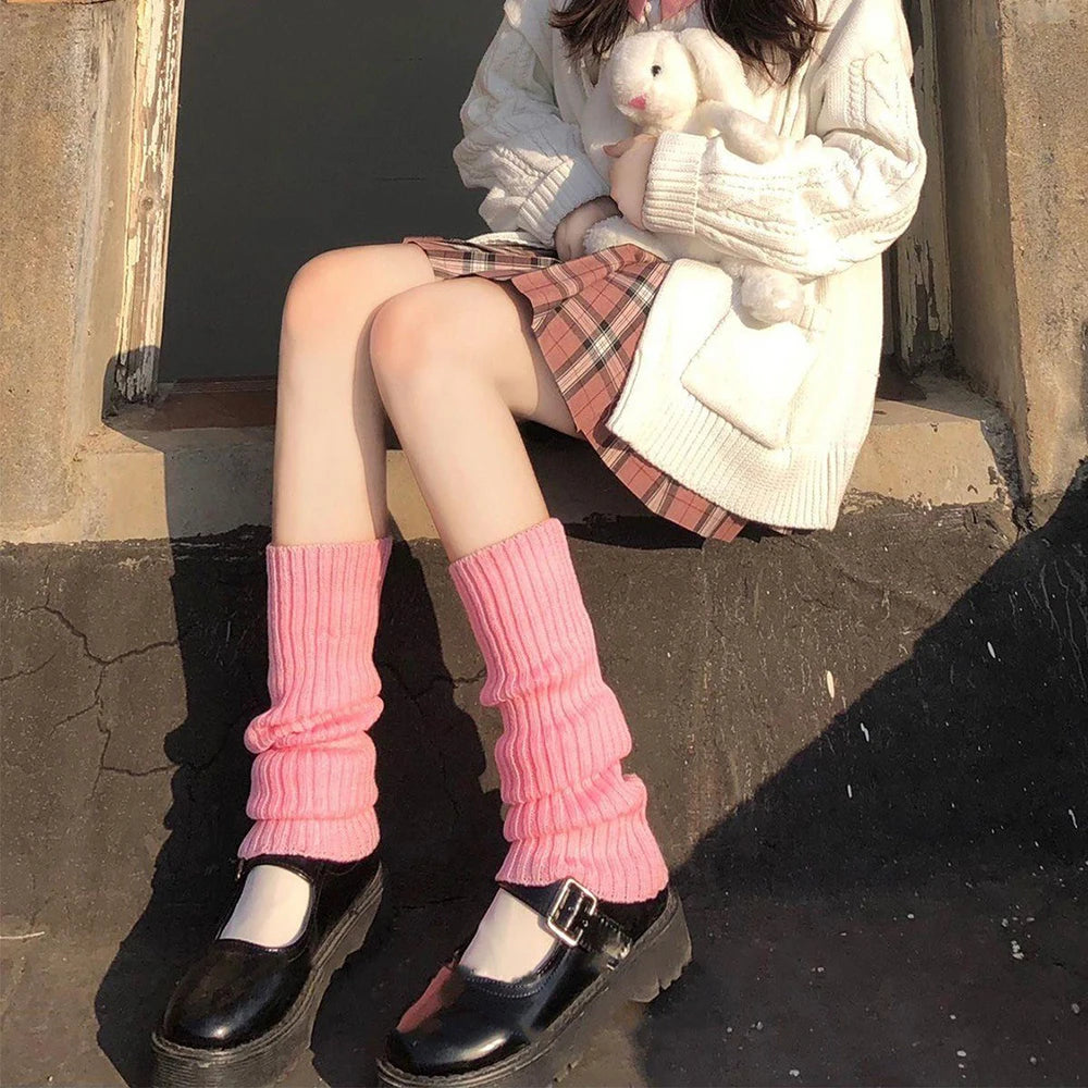 Polyester Knit Leg Warmers - 10