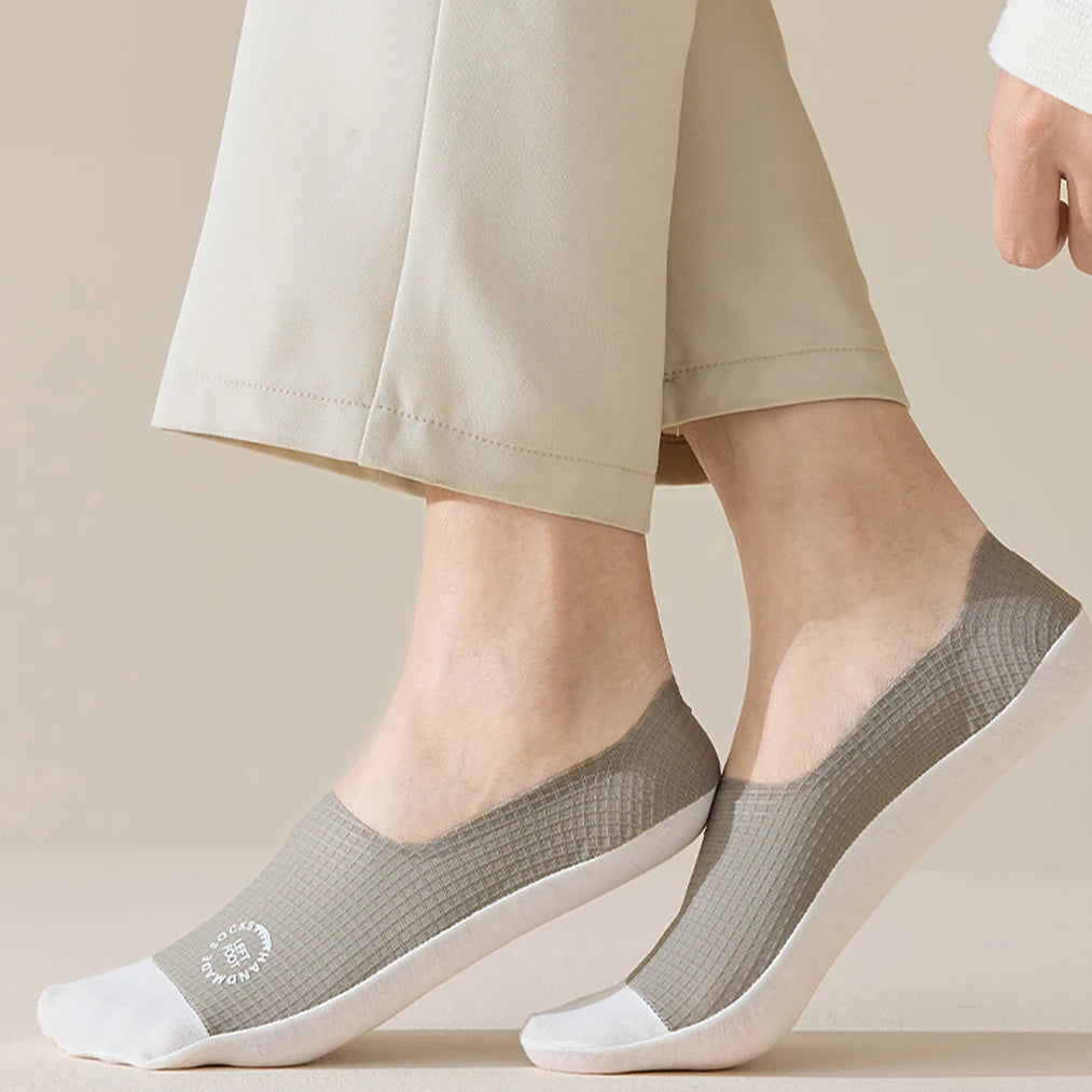 Cotton Blend Low Cut Breathable Invisible Socks