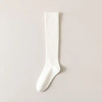 Polyester Elastane Blend Calf Socks for Women
