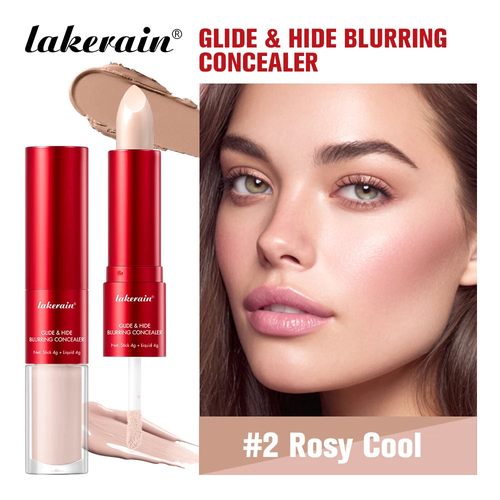 Dual Ended Liquid And Stick Blurring Concealer For Full Face Coverage