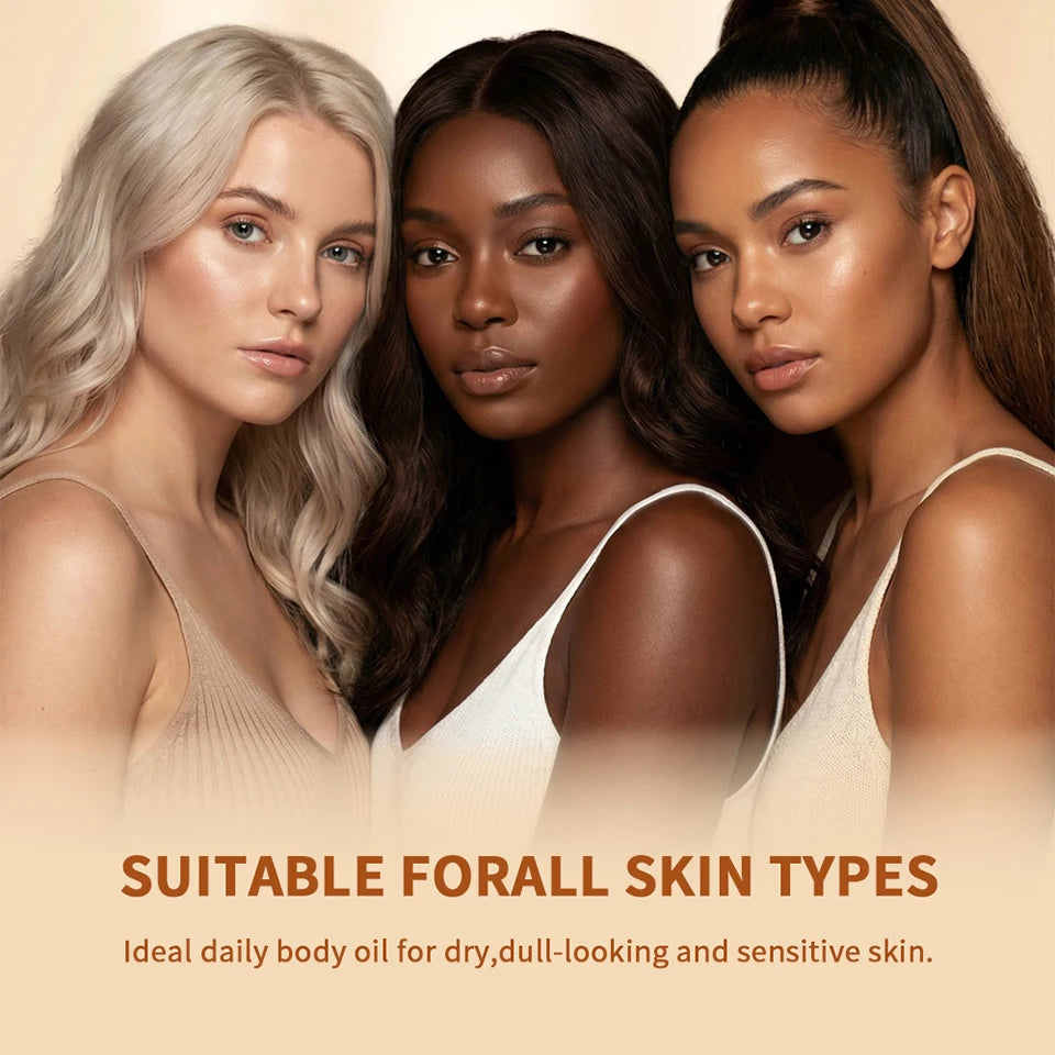 Moisturizing Shimmer Body Gel Oil Hydrating Skin Care