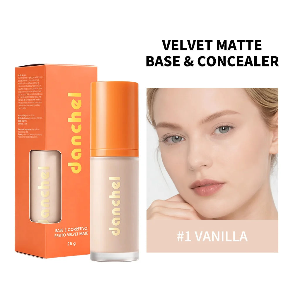 Liquid Foundation and Concealer Velvet Matte Finish