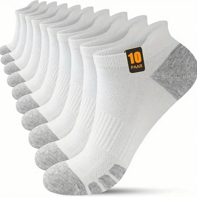 Polyester Elastane Low Cut Athletic Socks