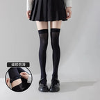 Polyester Thigh High Stockings Anti Slip Socks
