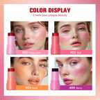 Cooling Water Jelly Tint Blush Stick for Lips and Cheeks
