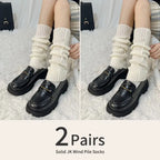 Polyester Elastane Acrylic Leg Warmers for Women