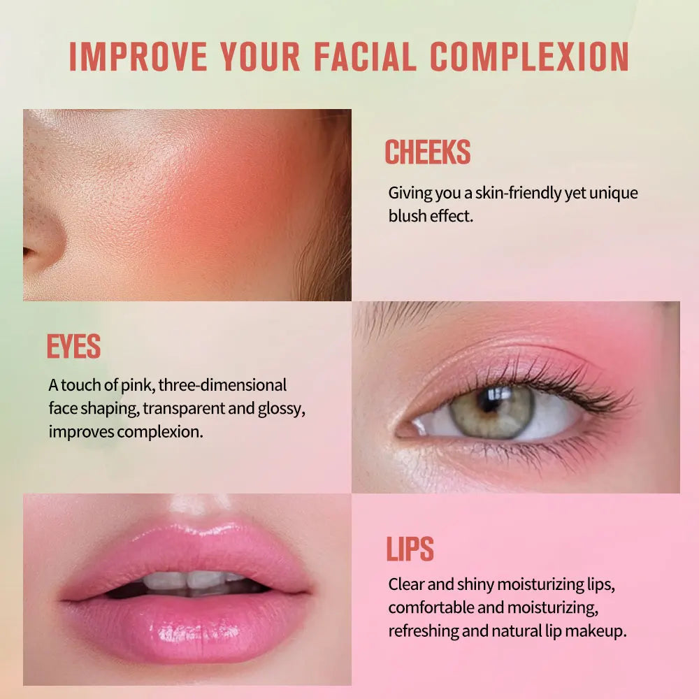 Cream Blush Stick Tinted Moisturizing Face Makeup