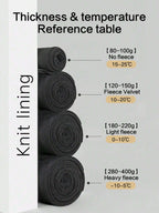 Polyester Elastane Thermal Fleece Tights