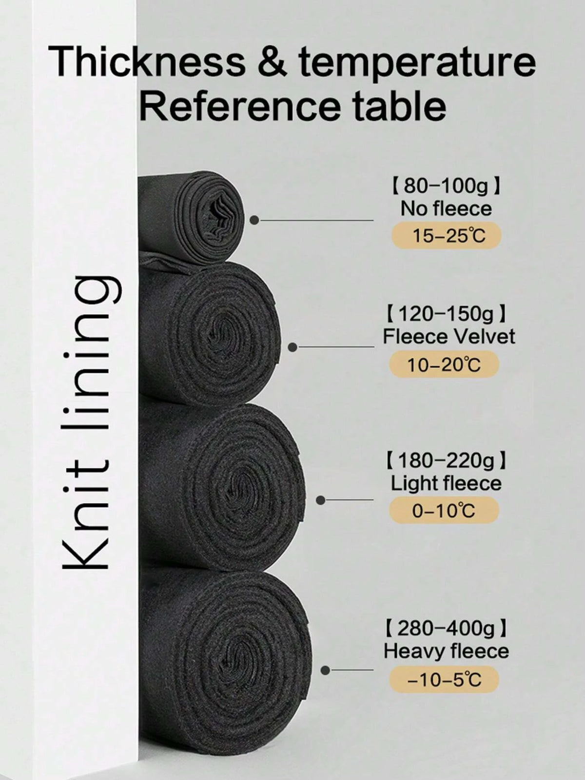 Polyester Elastane Thermal Fleece Tights