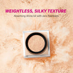 Matte Finish Loose Setting Powder Makeup With Puff