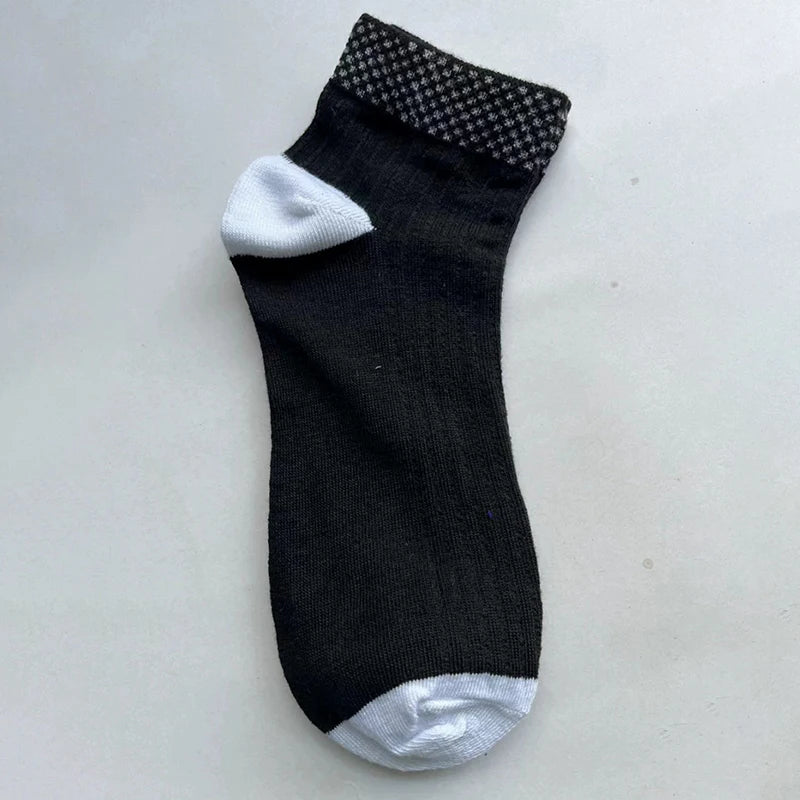 Polyester Elastane Crew Socks For Men