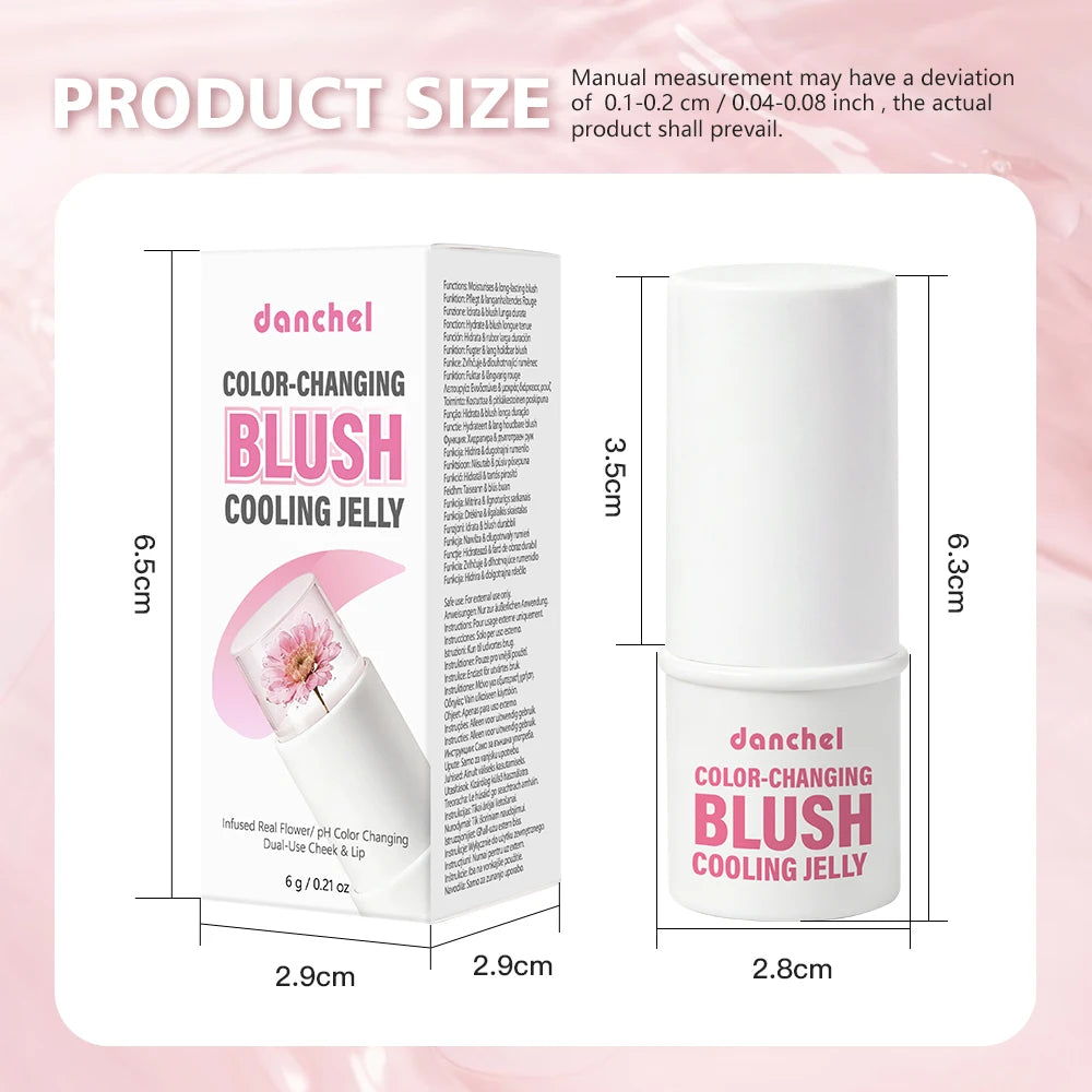 Color Changing Jelly Blush Stick For Lips And Cheeks - 16