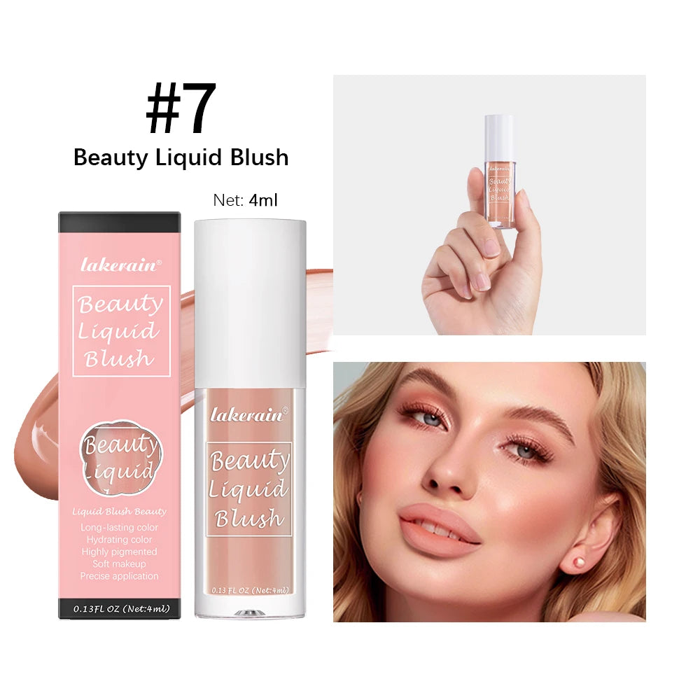 Liquid Blush Face Cheek Tint Waterproof Long Lasting Pigmented Makeup - 20