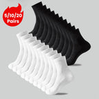 Polyester Elastane Blend Mid Calf Casual Socks for Women