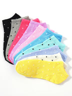 Polyester Elastane Low Cut Casual Ankle Socks Set
