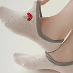 5 Pairs Polyester Elastane Women Low Cut Casual Socks