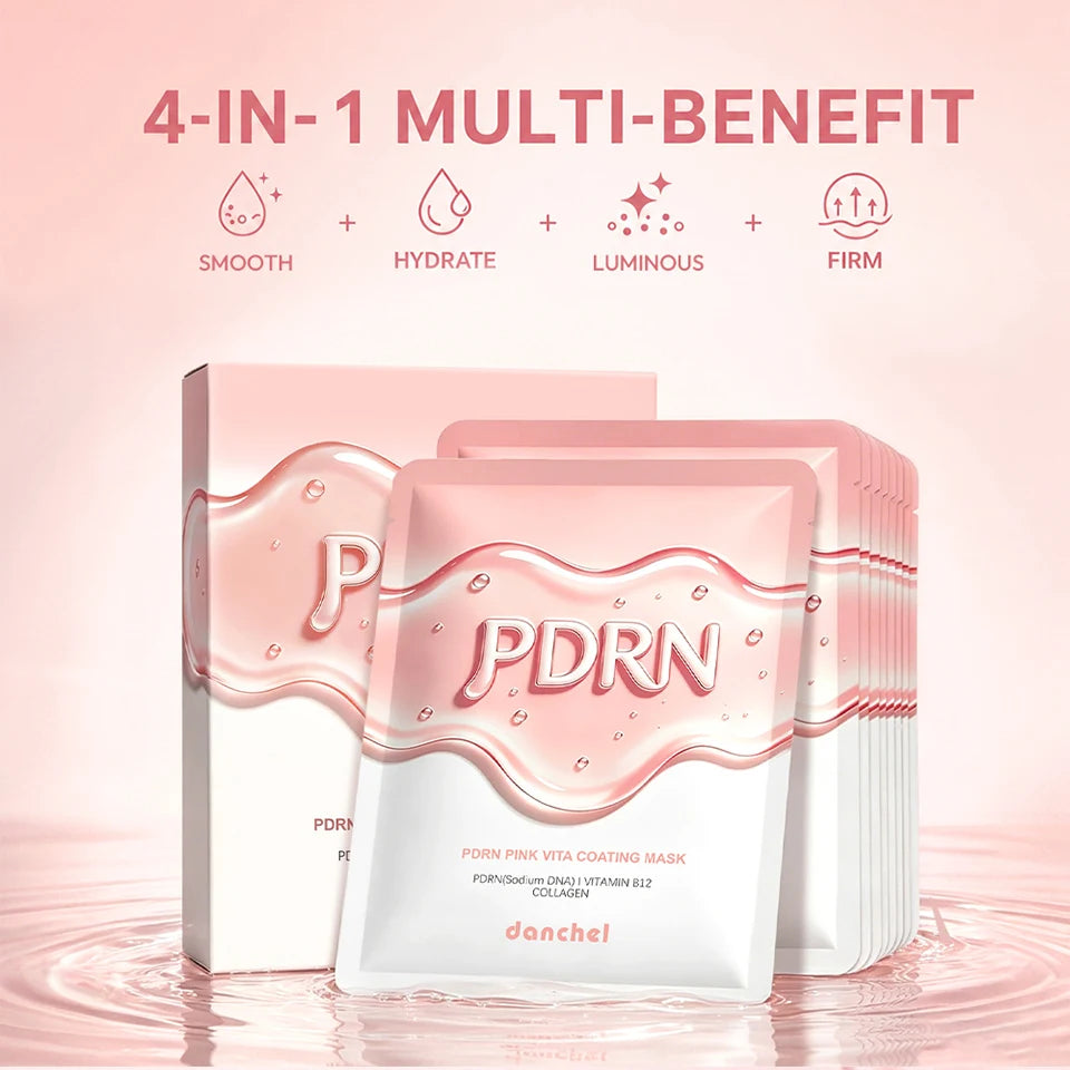 Salmon DNA PDRN Vitamin Gel Sheet Mask 10 Pack