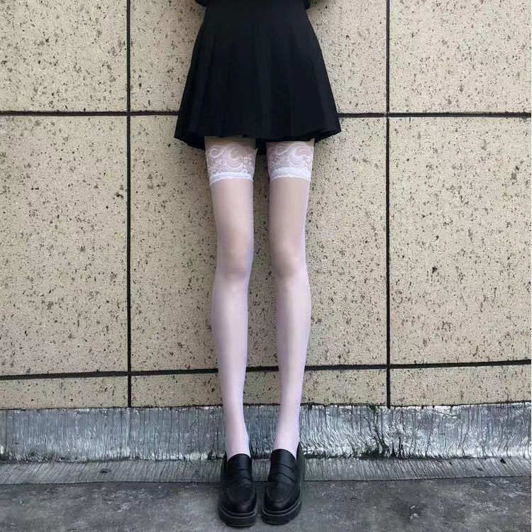 Nylon Thigh High Stockings For Women