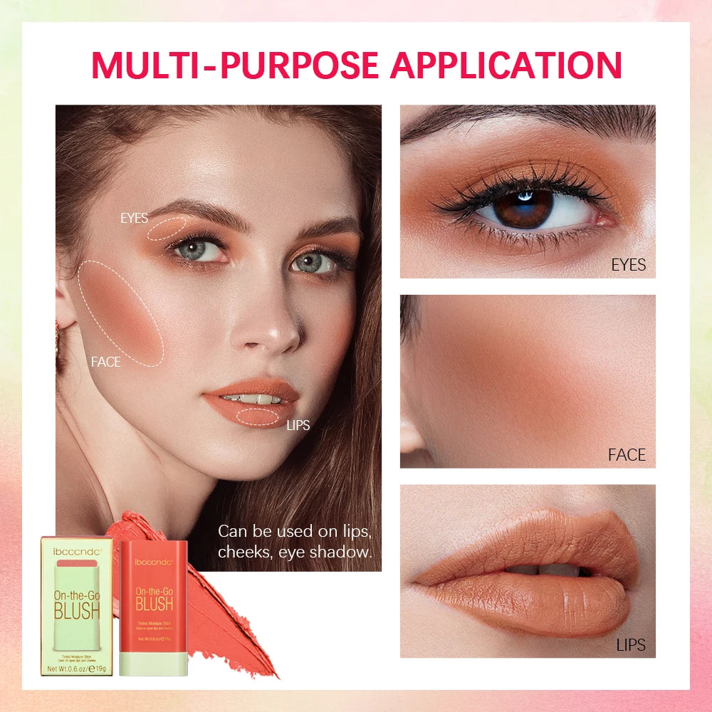 Cream Blush Stick Tinted Moisture Makeup - 3
