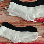 Polyester Blend Crew Socks Breathable Athletic Footwear