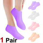 Silicone Moisturizing Socks for Dry Cracked Feet