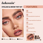 Eyelash and Eyebrow Tinting Kit Waterproof Cosmetic Dye