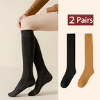 Thick Polyester Spandex Knit Winter Stockings