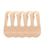 Womens Polyester Elastane Low Cut Invisible Liner Socks