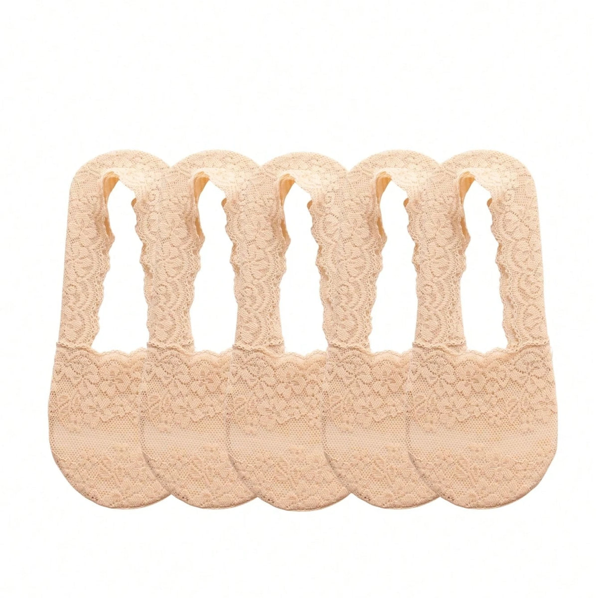 Womens Polyester Elastane Low Cut Invisible Liner Socks
