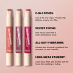 Dual Ended Matte Lip Liner and Gloss Pencil